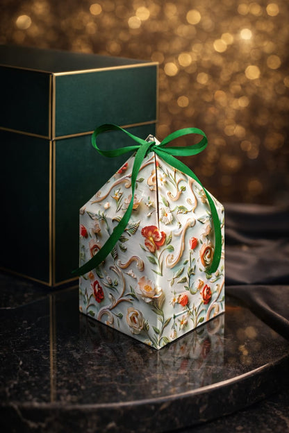 GiftOra Elegant Floral Earring Gift Box – 4 Pairs (Classic Edition)