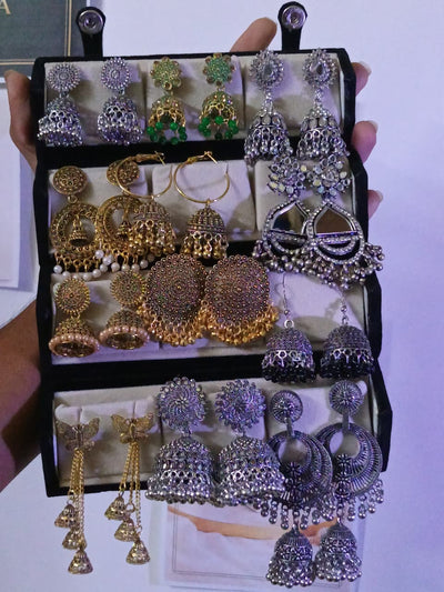 Viral 12 Pair Jhumka + Gifting Packing