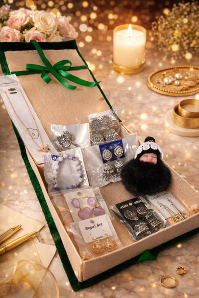 Giftora Grand Celebration Jewelry Gift Hamper (10 Piece Luxury Combo)